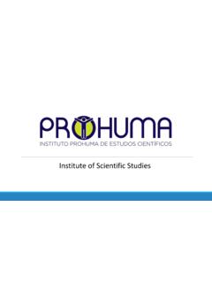 Institute of Scientific Studies - Prohuma