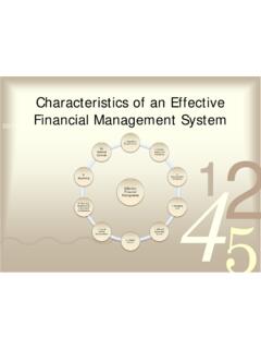 Characteristics of an Effective Financial Management System