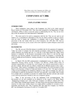 COMPANIES ACT 2006 - Legislation.gov.uk