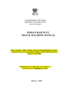 INDIAN RAILWAY TRACK MACHINE MANUAL - iricen.gov.in