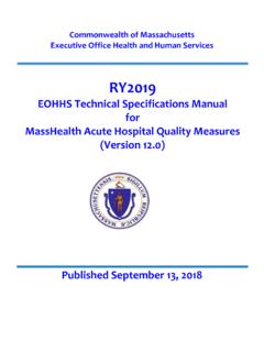 RY2018 EOHHS Tech Specs Manual v10 - mass.gov
