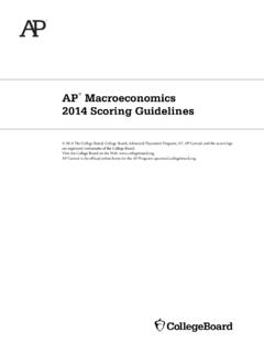 AP Macroeconomics 2014 Scoring Guidelines - College Board