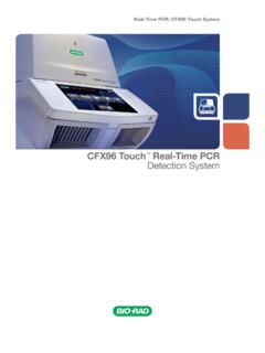 CFX96 Touch Real-Time PCR Detection System - Galenica