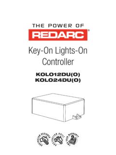 Key-On Lights-On Controller - Redarc Electronics