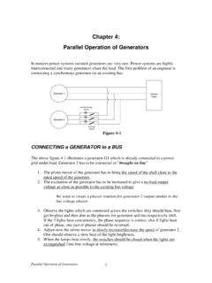 Chapter4-Parallel Operation of Generators