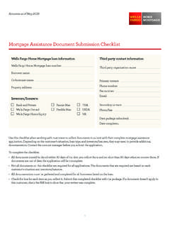 Mortgage Assistance Document Submission …