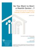 So You Want to Start a Health Center…? - NACHC