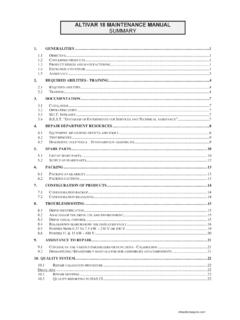 Altivar 18 Maintenance Manual - inverter-plc.net
