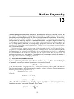 Nonlinear Programming 13 - Massachusetts Institute of ...