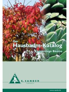 Der Hausbaum-Katalog - e-sander.de