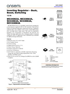 MC34063A - Inverting Regulator - Buck, Boost, Switching …