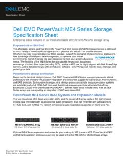 PowerVault ME4 Series SAN/DAS Storage Specification …
