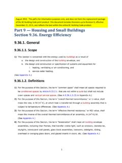 Part 9 — Housing and Small Buildings Section 9.36. …