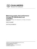 Measuring supply chain performance through KPI ...