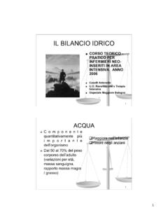 IL BILANCIO IDRICO - area-c54.it