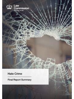 Hate Crime – Final Report Summary