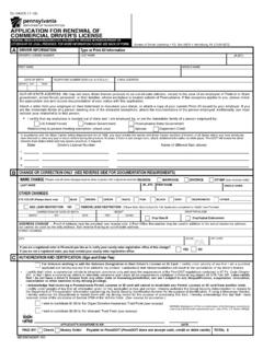 PennDOT - Application for Renewal of Commercial Driver's ...