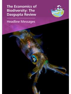The Economics of Biodiversity The Dasgupta Review ...