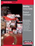 Welding Consumables Product Catalogue