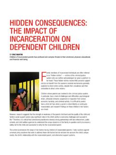 Hidden Consequences: The Impact of Incarceration on ...