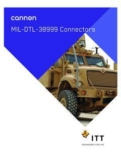 Cover headline MIL-DTL-38999 Connectors