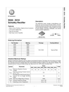 SS32-S310 Schottky Rectifier - ON Semiconductor