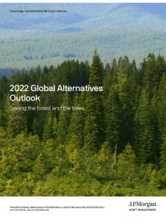 Global Alternatives Outlook - J.P. Morgan Asset Management