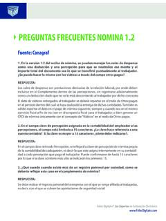 Preguntas Frecuentes Nomina1 - Folios Digitales