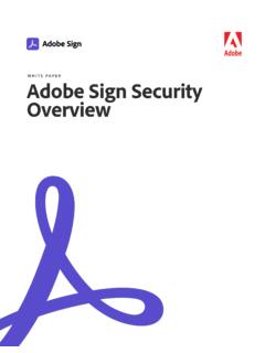 Adobe Sign Security Overview