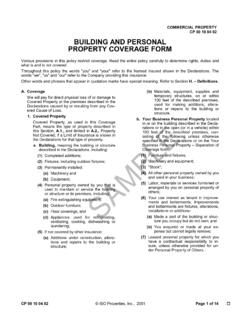 CP 00 10 04 02 BUILDING AND PERSONAL PROPERTY …