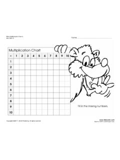 Blank Multiplication Number Charts - tlsbooks.com