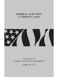 Federal Election Campaign Laws (February 2019)