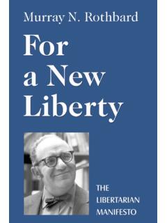 For A New Liberty: The Libertarian Manifesto