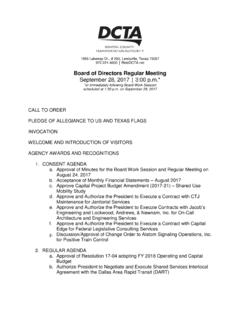 Board of Directors Regular Meeting September 28 ... - DCTA