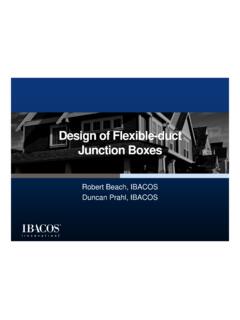 Design of Flexible-Duct Junction Boxes - Energy