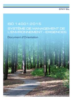 ISO 14001 2015 guidance document french version 1 - DNV