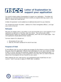 Letter of Explanation to support your application