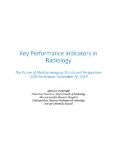Key Performance Indicators in Radiology - IS3R