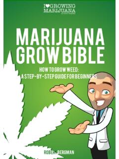 Marijuana grow guide