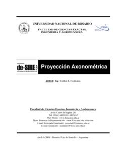 Proyecci&#243;n Axonom&#233;trica - Facultad de Ciencias Exactas ...