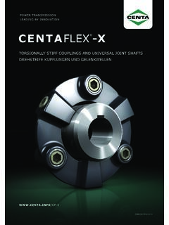 CENTAFLEX -X - CENTA Power Transmission