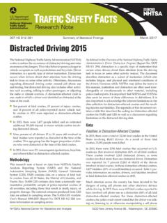 Research Note: Distracted Driving 2015 - NHTSA
