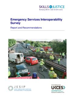 Emergency Services Interoperability Survey