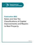 Publication 862:(4/01):Sales and Use Tax Classifications ...