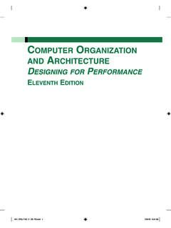 Computer organization and arChiteCture …