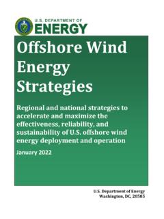 Offshore Wind Energy Strategies Report