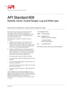 API Standard 609