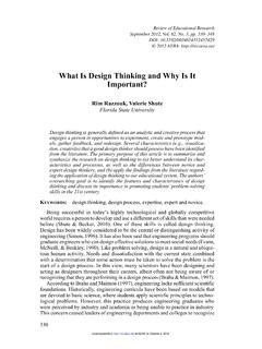 What Is Design Thinking and Why Is It Important?