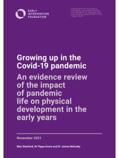 Growing up in the Covid-19 pandemic: An evidence review of ...