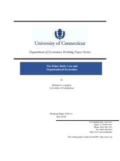 Department of Economics Working Paper Series